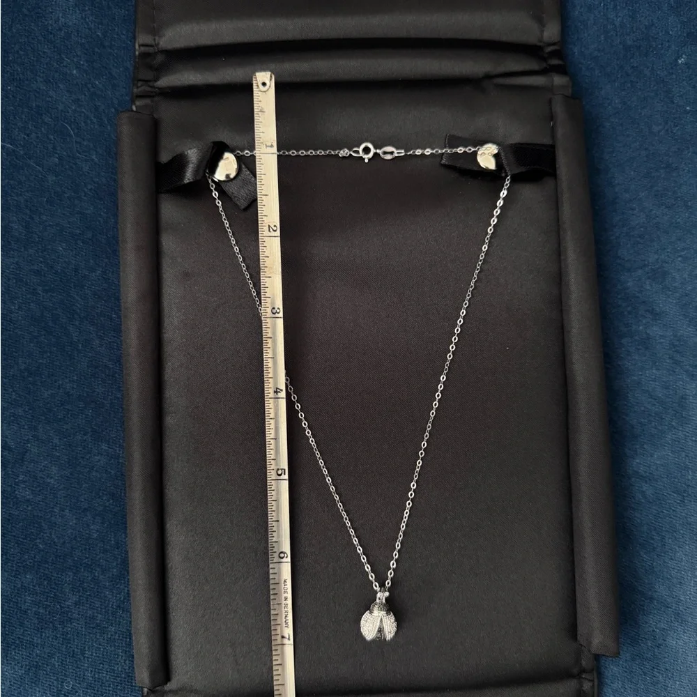 Sterling Silver 925‎ Ladybug Women’s Necklace